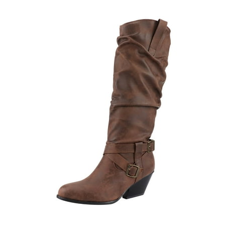 Tepsmf Thigh High Boots Women s Retro Belt Buckle Knee Length Increased Warmth Thick Heel High Boots
Tepsmf Thigh High Boots Women s Retro Belt Buckle Knee Length Increased Warmth Thick Heel High Boots