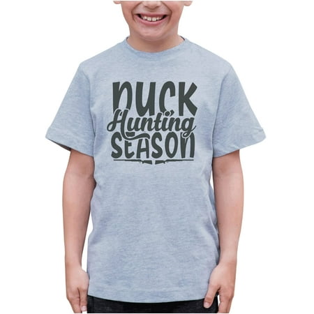 7 ate 9 Apparel Kids Hunting Shirts - Duck Hunting Season Grey T-Shirt 18 Months