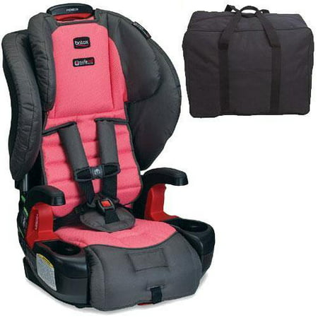 Britax - Pioneer G1 1 Harness-2-Booster Car Seat with Travel Bag - Coral