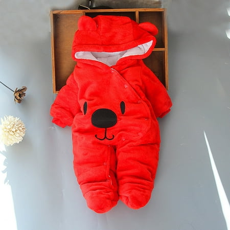 Infant Baby Boys and Girls Autumn and Winter Fleece Jumpsuit Cute Cartoon Hooded Creeper Suits Fleece Thermal Jumpsuit
Infant Baby Boys and Girls Autumn and Winter Fleece Jumpsuit Cute Cartoon Hooded Creeper Suits Fleece Thermal Jumpsuit