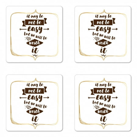 Saying Coaster Set of 4 Wedding Proposal Inspired Sentence with Hand Lettering and Diamond Shapes Square Hardboard Gloss Coasters Standard Size Brown Beige and White by Ambesonne
Saying Coaster Set of 4 Wedding Proposal Inspired Sentence with Hand Lettering and Diamond Shapes Square Hardboard Gloss Coasters Standard Size Brown Beige and White by Ambesonne