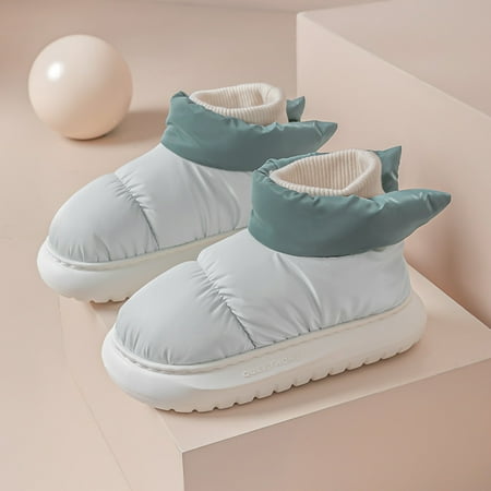 Winter Women Cotton Boots Bread Shoes Outoor Indoor Home Shoes Men Waterproof Down Warm Eva Thick Sole Non-Slip
Winter Women Cotton Boots Bread Shoes Outoor Indoor Home Shoes Men Waterproof Down Warm Eva Thick Sole Non-Slip