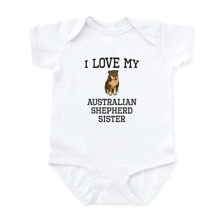 CafePress - I Love My Australian Shepherd Sister Body Suit - Baby Light Bodysuit Size Newborn - 24 Months
CafePress - I Love My Australian Shepherd Sister Body Suit - Baby Light Bodysuit Size Newborn - 24 Months