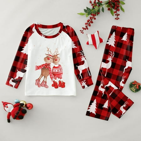 ERTUTUYI Christmas Family Matching Clothing Holiday Plaid Parent Child Clothing Childrens Models White 100
ERTUTUYI Christmas Family Matching Clothing Holiday Plaid Parent Child Clothing Childrens Models White 100