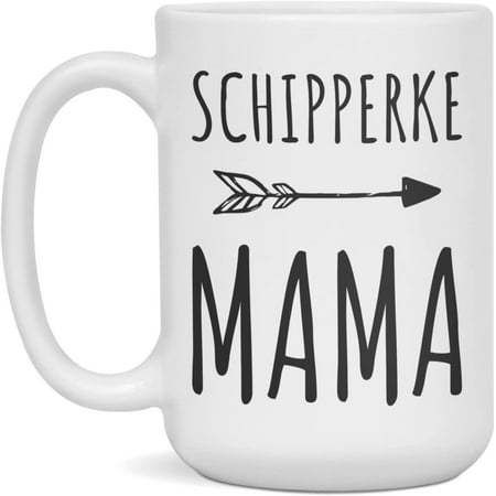 Schipperke Mama Coffee Mug 15-Ounce White