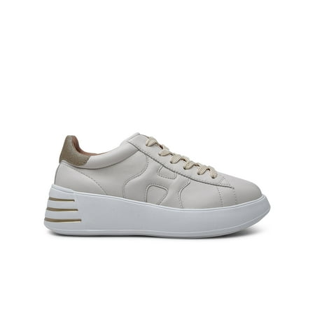 HOGAN SNEAKER REBEL IN PELLE AVORIO