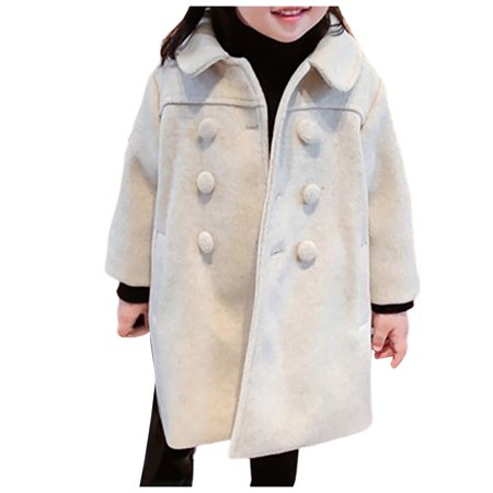 DNDKILG Toddler Baby Girls Long Sleeve Outerwear Children Fleece Button Up High Neck Coat Pockets Fall Winter Jacket Beige 1Y-6Y
DNDKILG Toddler Baby Girls Long Sleeve Outerwear Children Fleece Button Up High Neck Coat Pockets Fall Winter Jacket Beige 1Y-6Y
