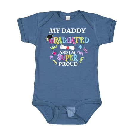 Inktastic My Daddy Graduated and I m Super Proud Gift Baby Boy or Baby Girl Bodysuit
Inktastic My Daddy Graduated and I m Super Proud Gift Baby Boy or Baby Girl Bodysuit