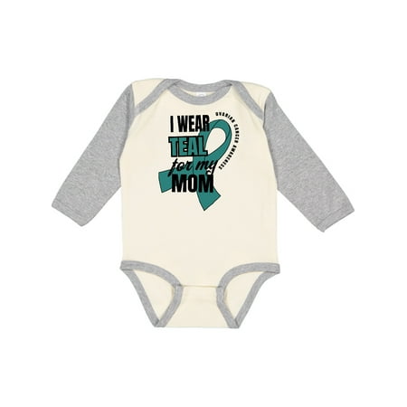 Inktastic I Wear Teal For My Mom Ovarian Cancer Awareness Gift Baby Boy or Baby Girl Long Sleeve Bodysuit
Inktastic I Wear Teal For My Mom Ovarian Cancer Awareness Gift Baby Boy or Baby Girl Long Sleeve Bodysuit