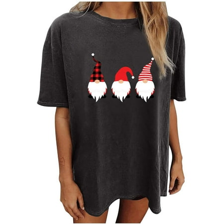 Tank Top for Women Sexy Tops for Women Women s Vintage Crew Neck Christmas Printed Pattern Casual Short Sleeve Tops Blouse Tshirts Shirts for Women Clearance 2022 Shirts for Women Gray L
Tank Top for Women Sexy Tops for Women Women s Vintage Crew Neck Christmas Printed Pattern Casual Short Sleeve Tops Blouse Tshirts Shirts for Women Clearance 2022 Shirts for Women Gray L