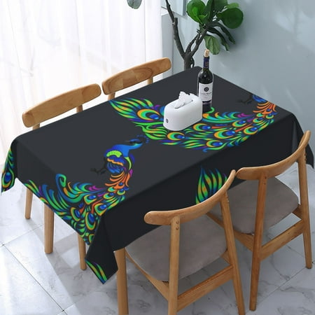 Tablecloth Peacock Animal Table Cloth For Rectangle Tables Waterproof Resistant Picnic Table Covers For Kitchen Dining/Party(54x72in)
Tablecloth Peacock Animal Table Cloth For Rectangle Tables Waterproof Resistant Picnic Table Covers For Kitchen Dining/Party(54x72in)