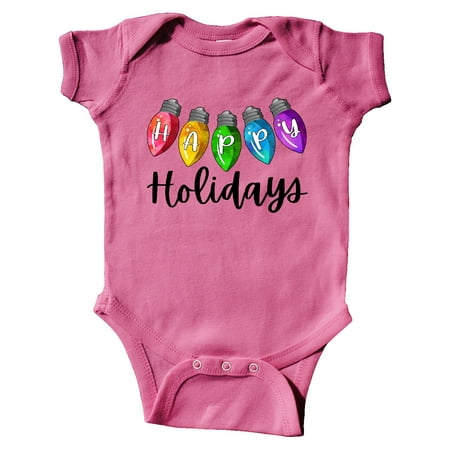 Inktastic Happy Holidays Rainbow Christmas Lights Gift Baby Boy or Baby Girl Bodysuit
Inktastic Happy Holidays Rainbow Christmas Lights Gift Baby Boy or Baby Girl Bodysuit