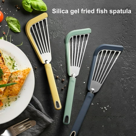 Frying Shovel Silicone Handle Food Grade Non-stick Heat-Resistance Multifunctional Utensils Reusable Kitchen Flip Fish Fry Shovel Pancake Spatula Cooking Accessories
Frying Shovel Silicone Handle Food Grade Non-stick Heat-Resistance Multifunctional Utensils Reusable Kitchen Flip Fish Fry Shovel Pancake Spatula Cooking Accessories