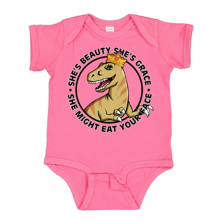Inktastic Raptor Princess She s Beauty and Grace She Might Eat Your Face Gift Baby Girl Bodysuit
Inktastic Raptor Princess She s Beauty and Grace She Might Eat Your Face Gift Baby Girl Bodysuit