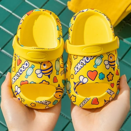 Toyella Love Cartoon Bee Boys And Girls Children S Sandals And Slippers Children S Slippers Yellow 170
Toyella Love Cartoon Bee Boys And Girls Children S Sandals And Slippers Children S Slippers Yellow 170
