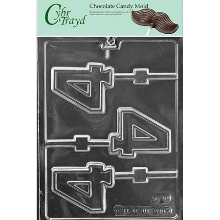 Cybrtrayd L049 No. 4 Lolly Chocolate Candy Mold No. 4 with Exclusive Cybrtrayd Copyrighted Chocolate Molding Instructions
Cybrtrayd L049 No. 4 Lolly Chocolate Candy Mold No. 4 with Exclusive Cybrtrayd Copyrighted Chocolate Molding Instructions