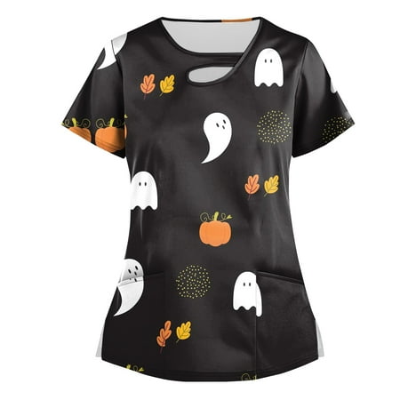 HHei_K under scrubs for women long sleeve Womens Tops Stretchy Fashion Printed Work With Pocket T-Shirt Short Sleeve Top
HHei_K under scrubs for women long sleeve Womens Tops Stretchy Fashion Printed Work With Pocket T-Shirt Short Sleeve Top