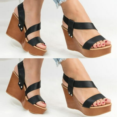 HIBRO Women s Ladies Fashion Strap Ankle Platform Wedges Sandals Roman Shoes For Women
HIBRO Women s Ladies Fashion Strap Ankle Platform Wedges Sandals Roman Shoes For Women