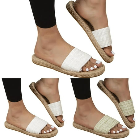 Aayomet House Slippers for Women Women Slippers Fashionable Simple And Solid Color Summer New Pattern Flat Bottomed Comfortable Khaki 7.5
Aayomet House Slippers for Women Women Slippers Fashionable Simple And Solid Color Summer New Pattern Flat Bottomed Comfortable Khaki 7.5