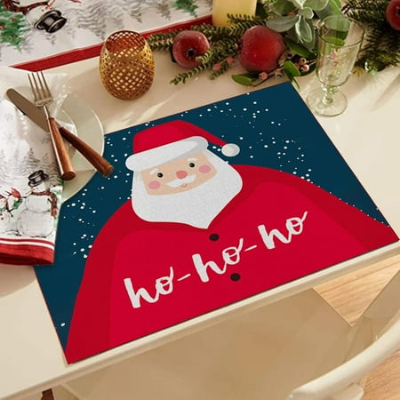 QYY Waterproof Red Christmas Placemats For Dining Table 32 X 21 Cm Seasonal Winter Xmas Snowflakes Holiday Washable Table Mats
QYY Waterproof Red Christmas Placemats For Dining Table 32 X 21 Cm Seasonal Winter Xmas Snowflakes Holiday Washable Table Mats