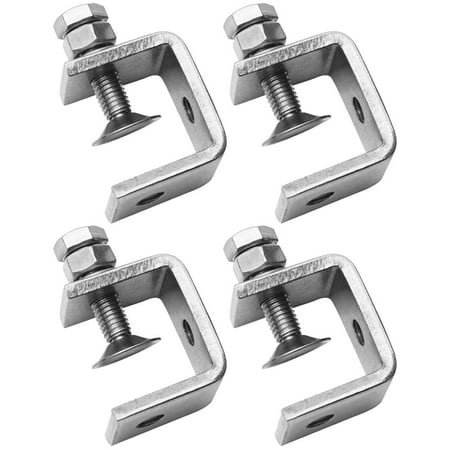 AFQH 4X Stainless Steel C Clamps Tiger Clamp for Mounting U Clamps Small Desk Clamp
AFQH 4X Stainless Steel C Clamps Tiger Clamp for Mounting U Clamps Small Desk Clamp