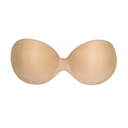 BRAZA BRA Beige Angel Backless Strapless Underwire Bra US B Cup NWOT