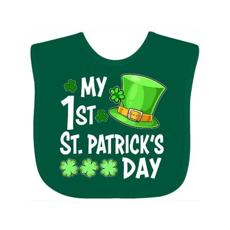 Inktastic My 1st St. Patrick s Day Green Top Hat and Clovers Gift Baby Boy or Baby Girl Bib
Inktastic My 1st St. Patrick s Day Green Top Hat and Clovers Gift Baby Boy or Baby Girl Bib
