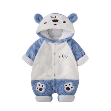 LBECLEY Kids Winter Coat Boys Baby Girl Boy Cute Long Sleeves Cartoon Ears Fleece Hooded Button Romper Warm Jumpsuit Outfits Coat Jacket Fashion Coats for Boys Blue 73
LBECLEY Kids Winter Coat Boys Baby Girl Boy Cute Long Sleeves Cartoon Ears Fleece Hooded Button Romper Warm Jumpsuit Outfits Coat Jacket Fashion Coats for Boys Blue 73