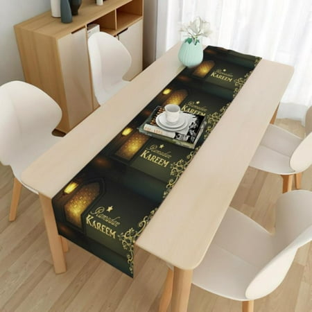 Baywell Ramadan Table Runner Seasonal Bling Bling Moon and Star Holiday Kitchen Dining Table Runners for Home Party Decor 13 x 72 Inch
Baywell Ramadan Table Runner Seasonal Bling Bling Moon and Star Holiday Kitchen Dining Table Runners for Home Party Decor 13 x 72 Inch