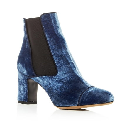 Tabitha Simmons Womens Kiki Velvet Pull On Ankle Boots