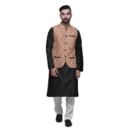 Atasi Indian Traditional Kurta Churidar Pajama Set With Nehru Jacket For Men
Atasi Indian Traditional Kurta Churidar Pajama Set With Nehru Jacket For Men