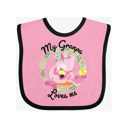 Inktastic Baby Flamingo My Granpa Loves Me with Flower Wreath Gift Baby Boy or Baby Girl Bib
Inktastic Baby Flamingo My Granpa Loves Me with Flower Wreath Gift Baby Boy or Baby Girl Bib