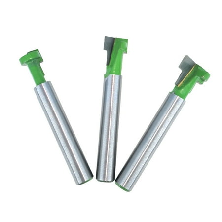 Yabuy Keyhole Router Bits Set 6.35mm (1/4 Inch) Shank 5/16 3/8 & 1/2 Inch Blade Diameter for Wood Hex Bolt T-Track Slotting Milling Cutters Set
Yabuy Keyhole Router Bits Set 6.35mm (1/4 Inch) Shank 5/16 3/8 & 1/2 Inch Blade Diameter for Wood Hex Bolt T-Track Slotting Milling Cutters Set