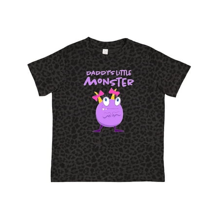Inktastic Daddy s Little Monster Gift Toddler Toddler Girl T-Shirt