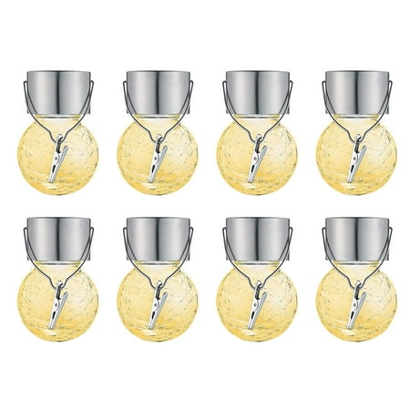 Hanging Solar Lights Outdoor 8Pack LED Solar Crackle Globe Lights Waterproof Globe Lighting Decoration Warm White
Hanging Solar Lights Outdoor 8Pack LED Solar Crackle Globe Lights Waterproof Globe Lighting Decoration Warm White
