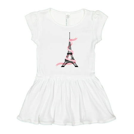 Inktastic Eiffel Tower with Pink Ribbon Gift Toddler Girl Dress 
Inktastic Eiffel Tower with Pink Ribbon Gift Toddler Girl Dress