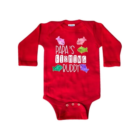 Inktastic Papa s Fishing Buddy with Colorful Fish Gift Baby Boy or Baby Girl Long Sleeve Bodysuit
Inktastic Papa s Fishing Buddy with Colorful Fish Gift Baby Boy or Baby Girl Long Sleeve Bodysuit