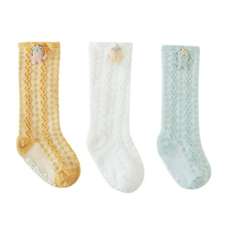 3 Pairs Toddler Kids Baby Cotton Socks Unisex Cartoon Pattern Stocking Medium Tube Anti Slip Socks
3 Pairs Toddler Kids Baby Cotton Socks Unisex Cartoon Pattern Stocking Medium Tube Anti Slip Socks