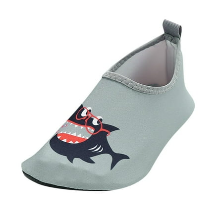 Yinguo Boys Girls Quick Drying Swim Water Shoes Kids Cartoon Beach Barefoot Shoes Grey 24
Yinguo Boys Girls Quick Drying Swim Water Shoes Kids Cartoon Beach Barefoot Shoes Grey 24