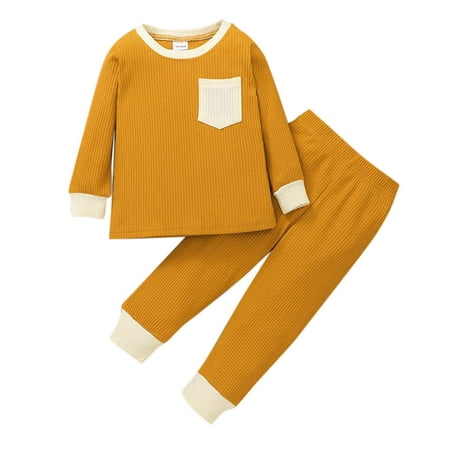 Jdefeg New Born Baby Package Toddler Baby Girls Boys Soft Long Sleeves Solid Casual Tops Pullover Pants 2Pcs Clothes Sets Outfits Sweaters Girls Cotton Blend Orange 18-24M
Jdefeg New Born Baby Package Toddler Baby Girls Boys Soft Long Sleeves Solid Casual Tops Pullover Pants 2Pcs Clothes Sets Outfits Sweaters Girls Cotton Blend Orange 18-24M