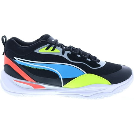 Men s Puma Playmaker Pro Jet Black/Lime Squeeze (377572 04) - 10