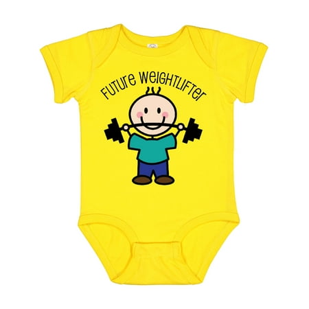 Inktastic Weightlifting Future Lifter Gift Baby Boy Bodysuit