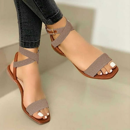 LEEy-World Wedge Sandals for Women Womens Wedge Espadrilles Platform Cross Strap Ankle Buckle Open Toe Slingback Summer Sandals
LEEy-World Wedge Sandals for Women Womens Wedge Espadrilles Platform Cross Strap Ankle Buckle Open Toe Slingback Summer Sandals