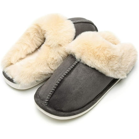 DanceeMangoo Womens Winter Warm Slipper Faux Fur Fluffy Slip-On House Slippers Suede Fur Lined/Anti-Skid Sole Indoor Outdoor
DanceeMangoo Womens Winter Warm Slipper Faux Fur Fluffy Slip-On House Slippers Suede Fur Lined/Anti-Skid Sole Indoor Outdoor