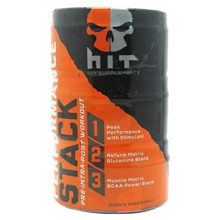 HIT Supplements, Performance Stack, All in One Pre Intra and Post Workout Supplement