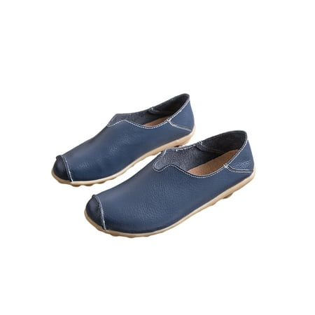 Daeful Women Driving Shoes Leather Loafers Comfort Flats Non-Slip Slip On Casual Shoe Womens Lightweight Dark Blue 6.5
Daeful Women Driving Shoes Leather Loafers Comfort Flats Non-Slip Slip On Casual Shoe Womens Lightweight Dark Blue 6.5