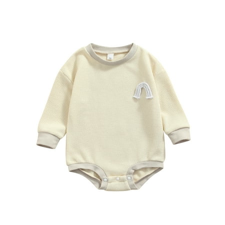 Bagilaanoe Newborn Baby Girl Boy Rompers Rainbow Pattern Long Sleeve Bodysuits 6M 12M 18M 24M Infant Casual One Piece Short Jumpsuit
Bagilaanoe Newborn Baby Girl Boy Rompers Rainbow Pattern Long Sleeve Bodysuits 6M 12M 18M 24M Infant Casual One Piece Short Jumpsuit