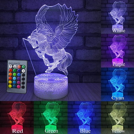LHomeove Remote & Touch Control LED Table Desk Lamp Unicorn-Series 7/16 Color Change 3D LED Night Light
LHomeove Remote & Touch Control LED Table Desk Lamp Unicorn-Series 7/16 Color Change 3D LED Night Light