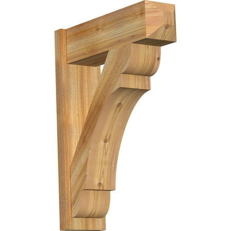 8 W x 26 D x 34 H Olympic Rough Sawn Craftsman Outlooker Western Red Cedar