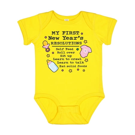 Inktastic My First New Years Resolutions with Baby Clip Art and Stars Gift Baby Girl Bodysuit
Inktastic My First New Years Resolutions with Baby Clip Art and Stars Gift Baby Girl Bodysuit